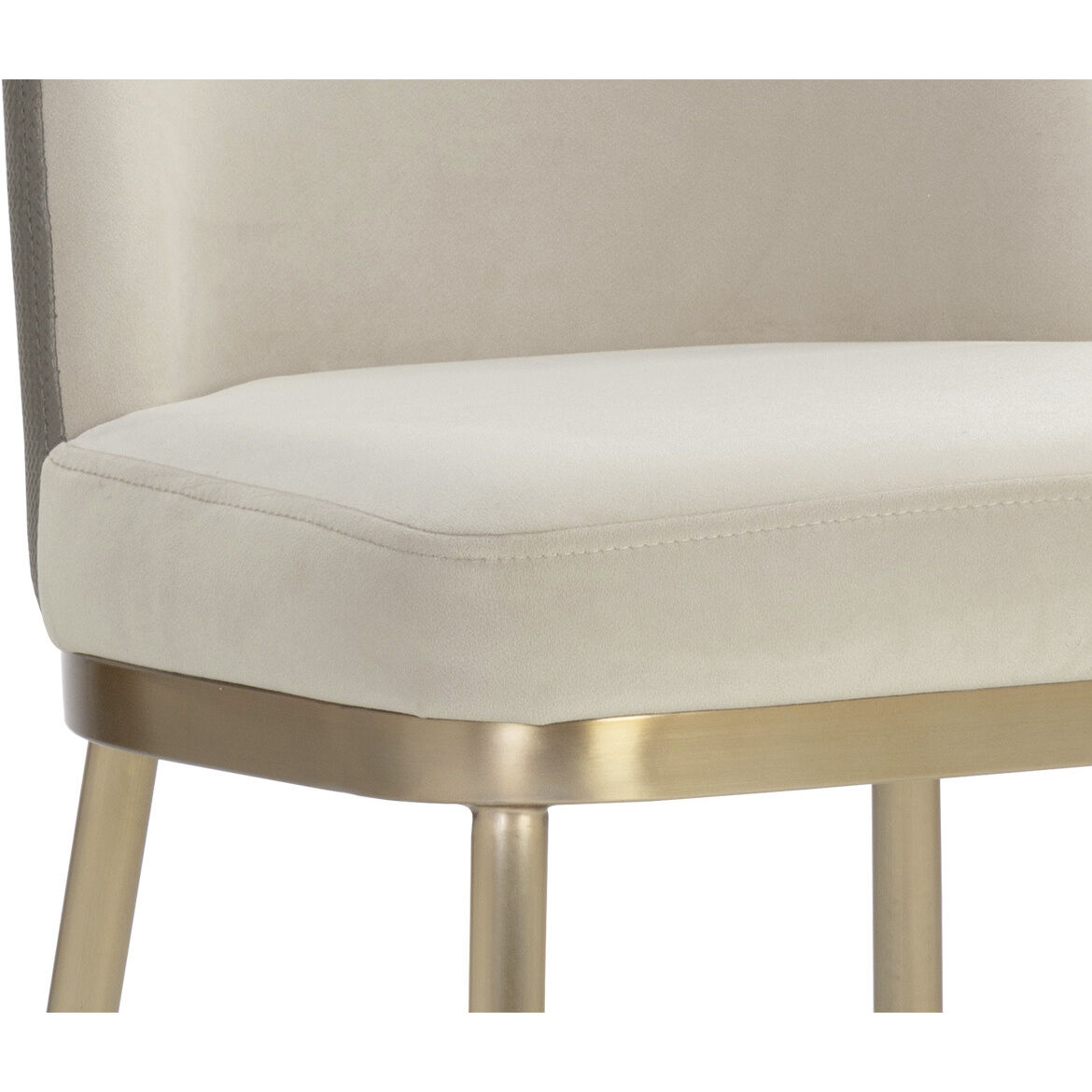 Lavania 36.75 inch Meg Taupe / Porcini Taupe Counter Stool